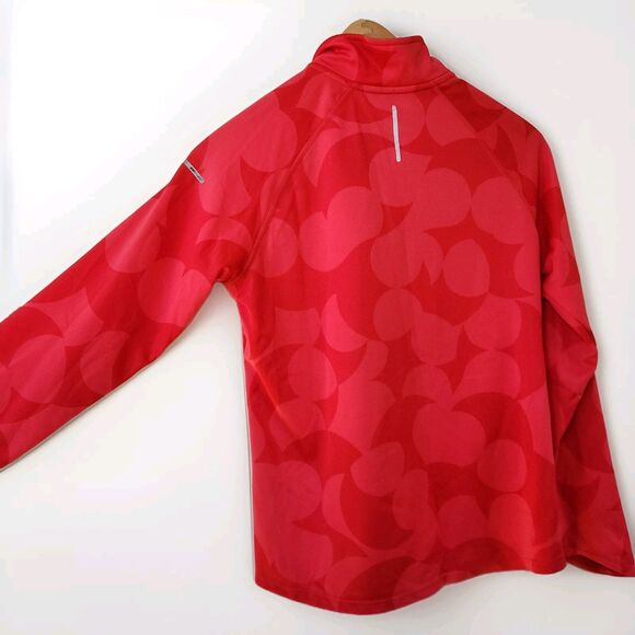 nike Girl's sports dri-fit coral p zip-up high neck top Xl urban fitness style - Picture 9 of 13